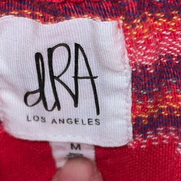 DRA Los Angeles anthropologie boho off shoulder blouse size medium - Picture 5 of 8